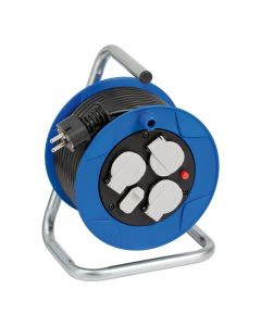 Brennenstuhl® Garant Kompakt Kabeltrommel mit USB-Ladefunktion 15m H05VV-F3G1,5