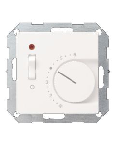 Raumtemp.regler 24V Öffner ST55 rw glanz