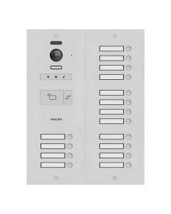 Philips WelcomeHive Pro 2 Außeneinheit WLAN IP54 mit 16 Namensschildern